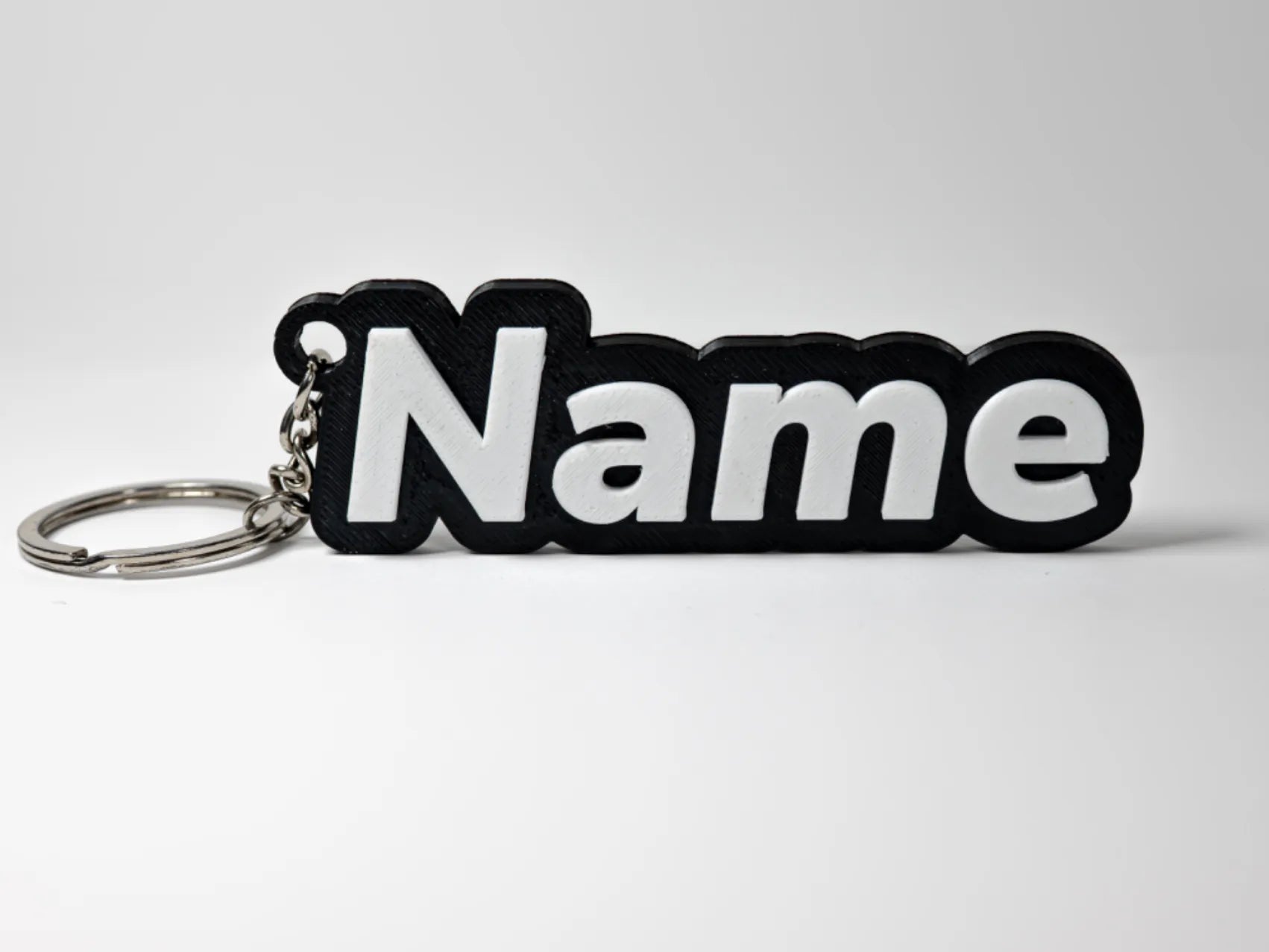 Custom 3D Printed Name Keychain