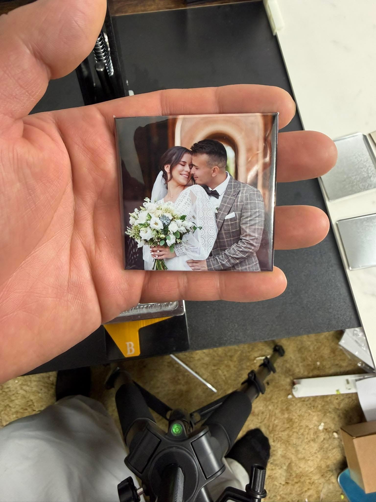 2.5” × 2.5” Custom Photo Magnet Machine Kit – 1,900+ Supplies Included