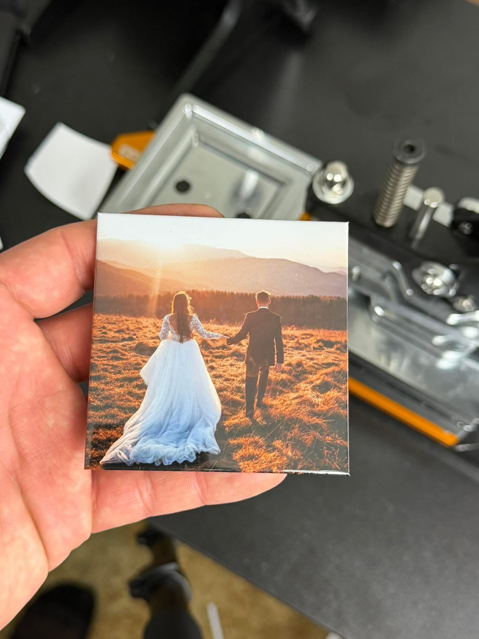 3” × 3” Custom Photo Magnet Machine Kit – 1,900+ Supplies Included
