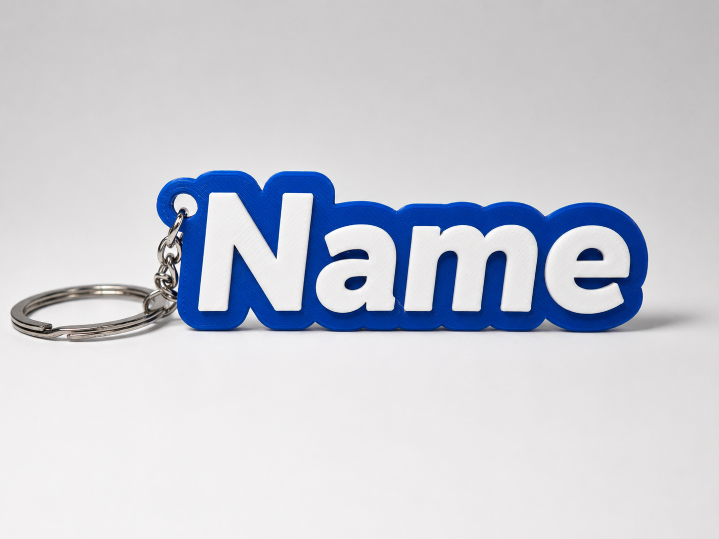 Custom 3D Printed Name Keychain