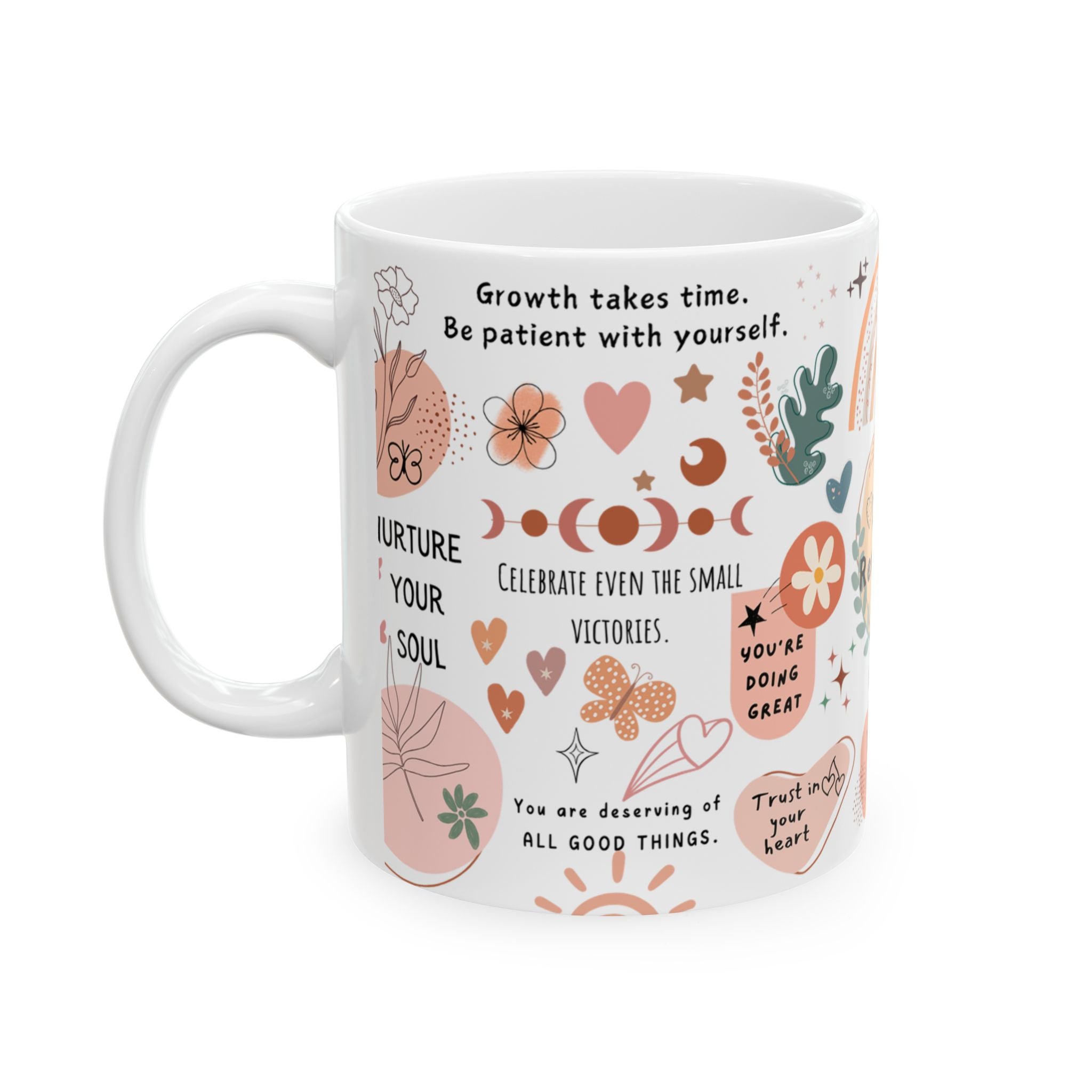 Daily Reminders Motivational Mug – 11 oz ORCA AAA Premium Ceramic